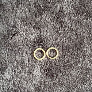 Tiny 14k Gold Hoop Earrings